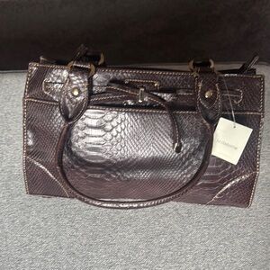 Liz Claiborne Chestnut Handbag